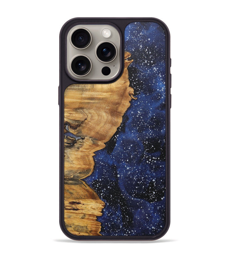 iPhone 15 Pro Max Wood+Resin Phone Case - Taryn (Cosmos, 715708)