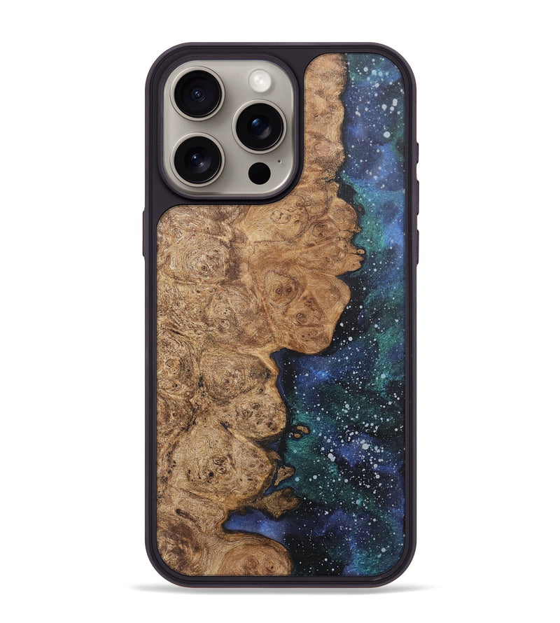 iPhone 15 Pro Max Wood+Resin Phone Case - Frederick (Cosmos, 715711)