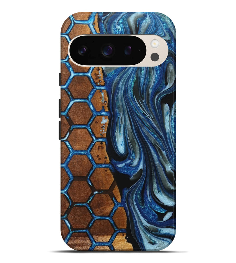 Pixel 9 Pro XL Wood+Resin Live Edge Phone Case - Seth (Pattern, 715839)