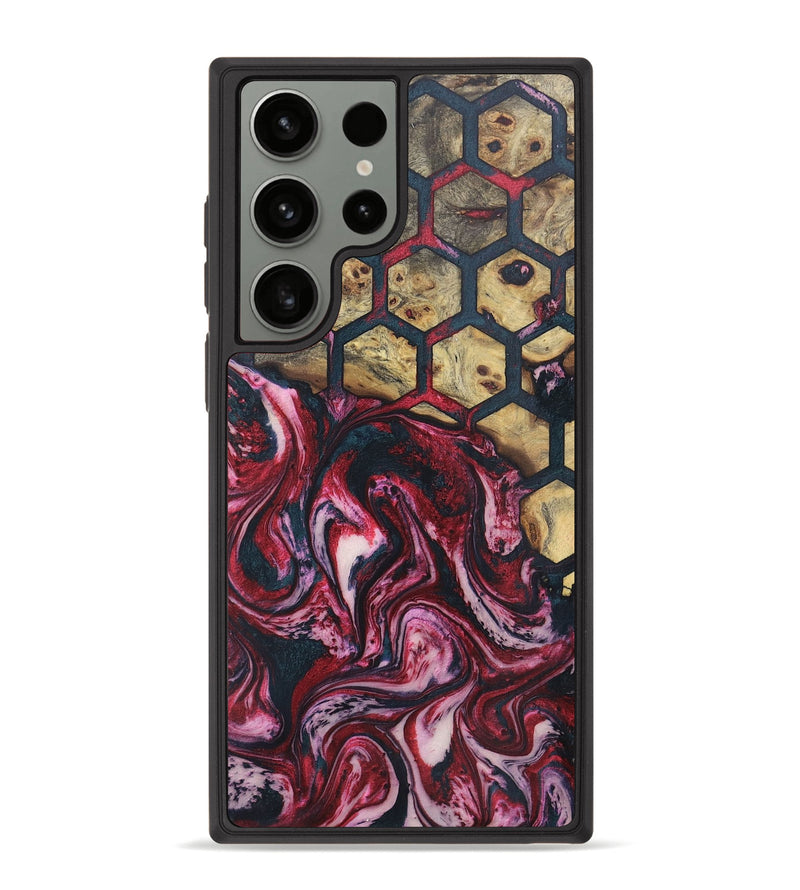 Galaxy S23 Ultra Wood+Resin Phone Case - Arya (Pattern, 715910)