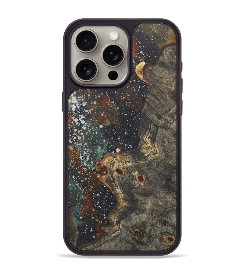 iPhone 15 Pro Max Wood+Resin Phone Case - Amaya (Cosmos, 715989)