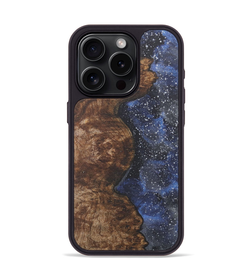 iPhone 15 Pro Wood+Resin Phone Case - Adeline (Cosmos, 715995)