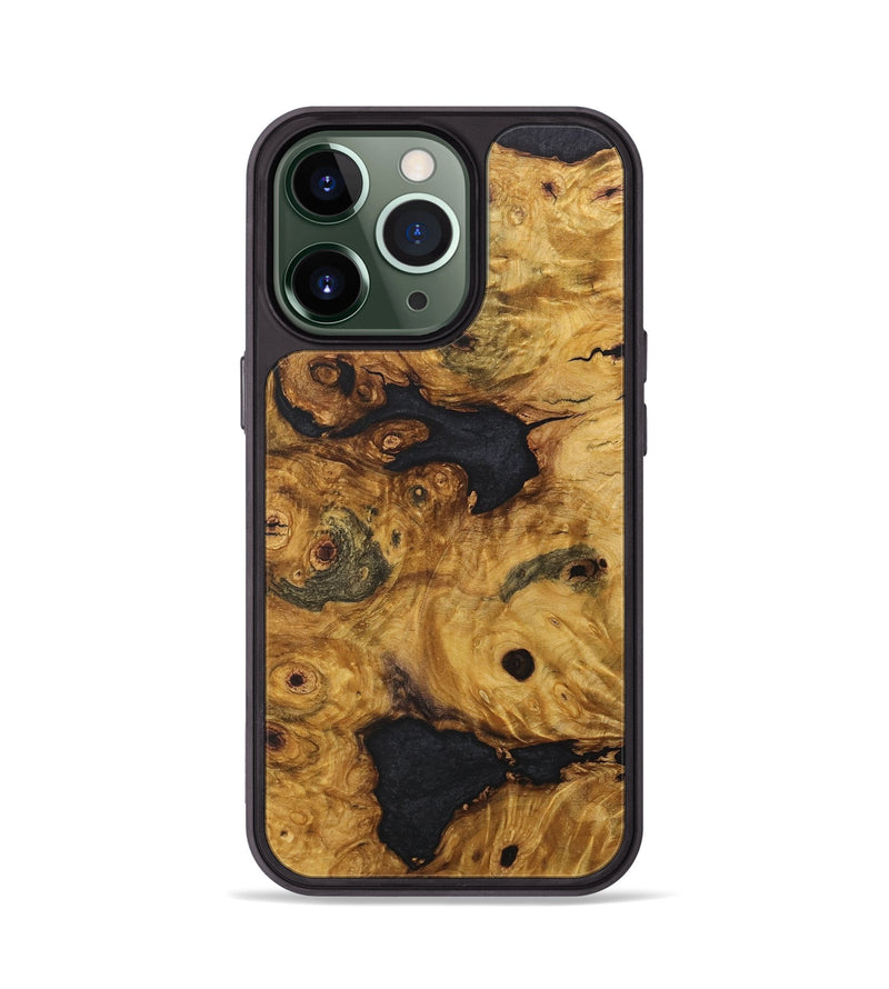 iPhone 13 Pro Wood+Resin Phone Case - Frankie (Wood Burl, 716060)