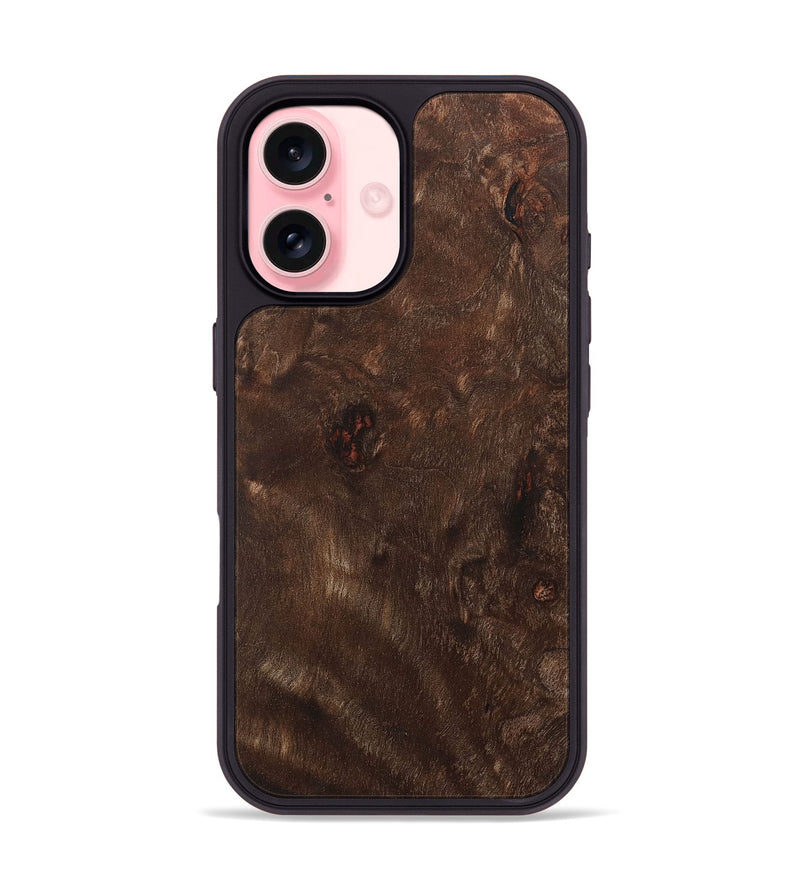 iPhone 16 Wood+Resin Phone Case - Rylie (Wood Burl, 716063)
