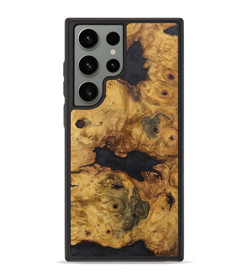 Galaxy S23 Ultra Wood+Resin Phone Case - Brynlee (Wood Burl, 716069)