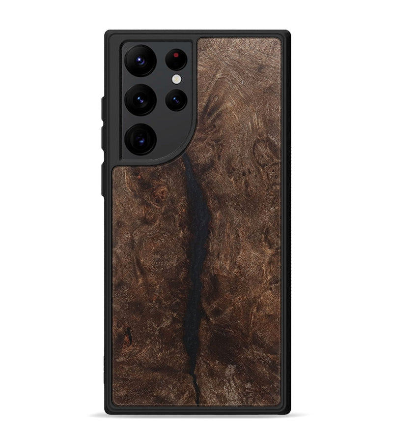 Galaxy S22 Ultra Wood+Resin Phone Case - Tabatha (Wood Burl, 716073)