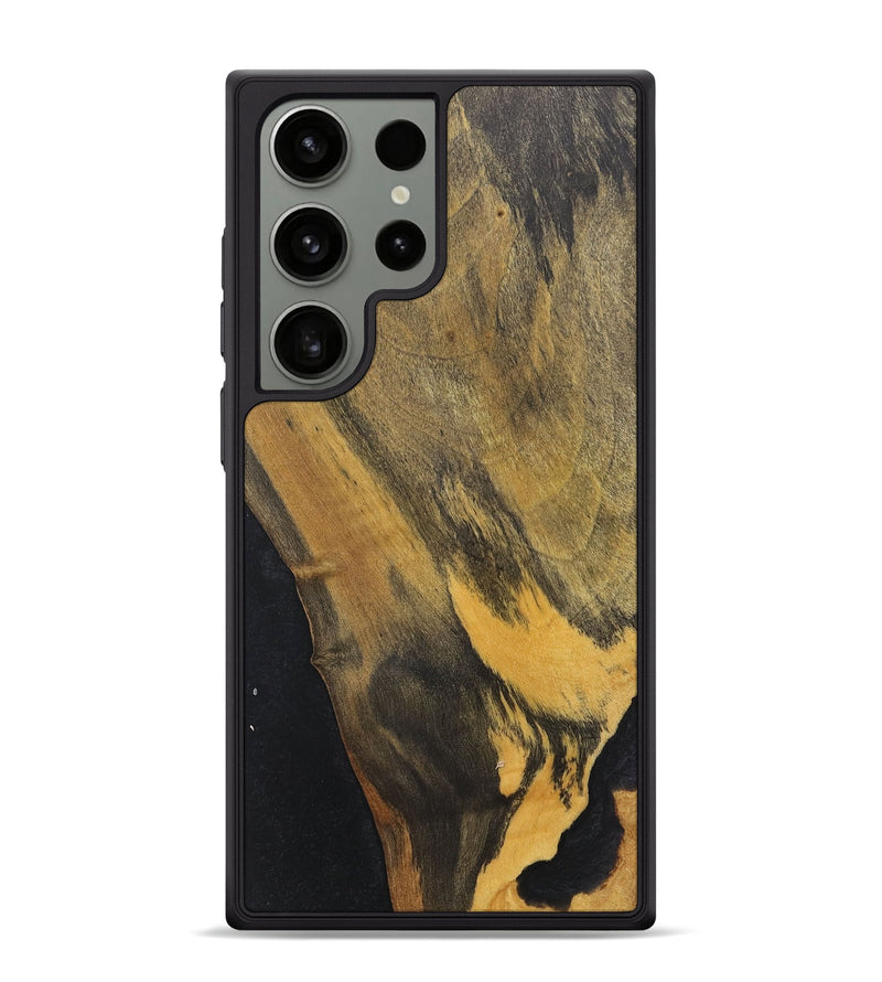 Galaxy S24 Ultra Wood+Resin Phone Case - Kristi (Wood Burl, 716075)