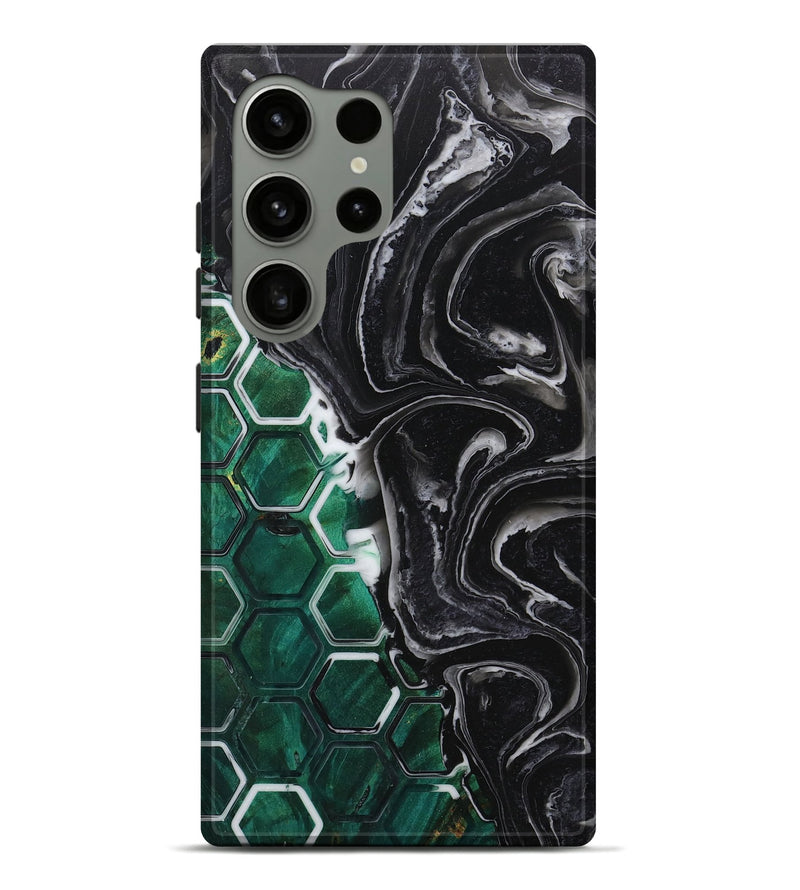 Galaxy S24 Ultra Wood+Resin Live Edge Phone Case - Gertrude (Pattern, 716097)