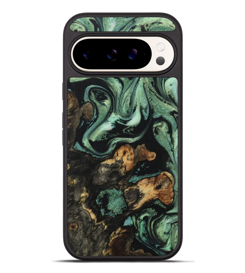 Pixel 9 Pro XL Wood+Resin Phone Case - Oscar (Green, 716148)