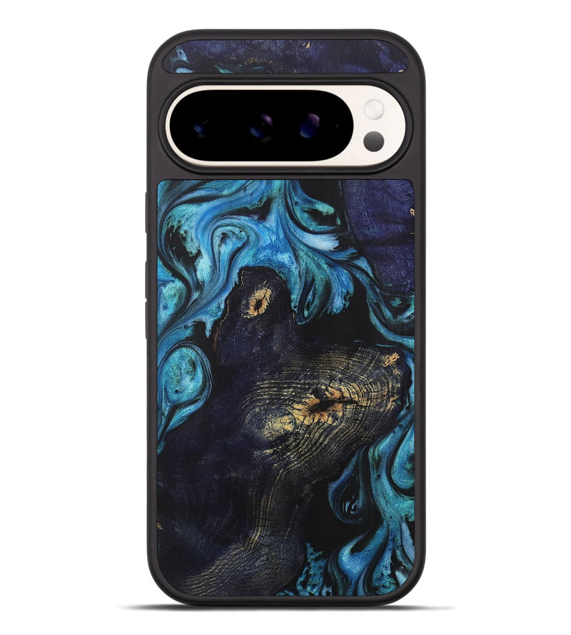 Pixel 9 Pro XL Wood+Resin Phone Case - Kiana (Blue, 716353)