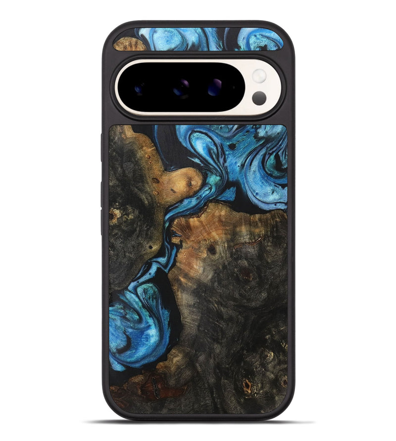 Pixel 9 Pro XL Wood+Resin Phone Case - Gavin (Blue, 716365)