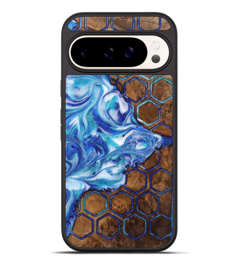Pixel 9 Pro XL Wood+Resin Phone Case - Hubert (Pattern, 716515)