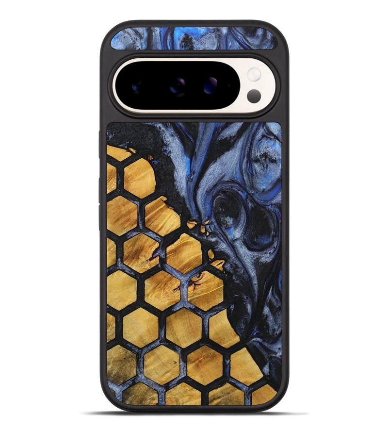 Pixel 9 Pro XL Wood+Resin Phone Case - Halle (Pattern, 716524)