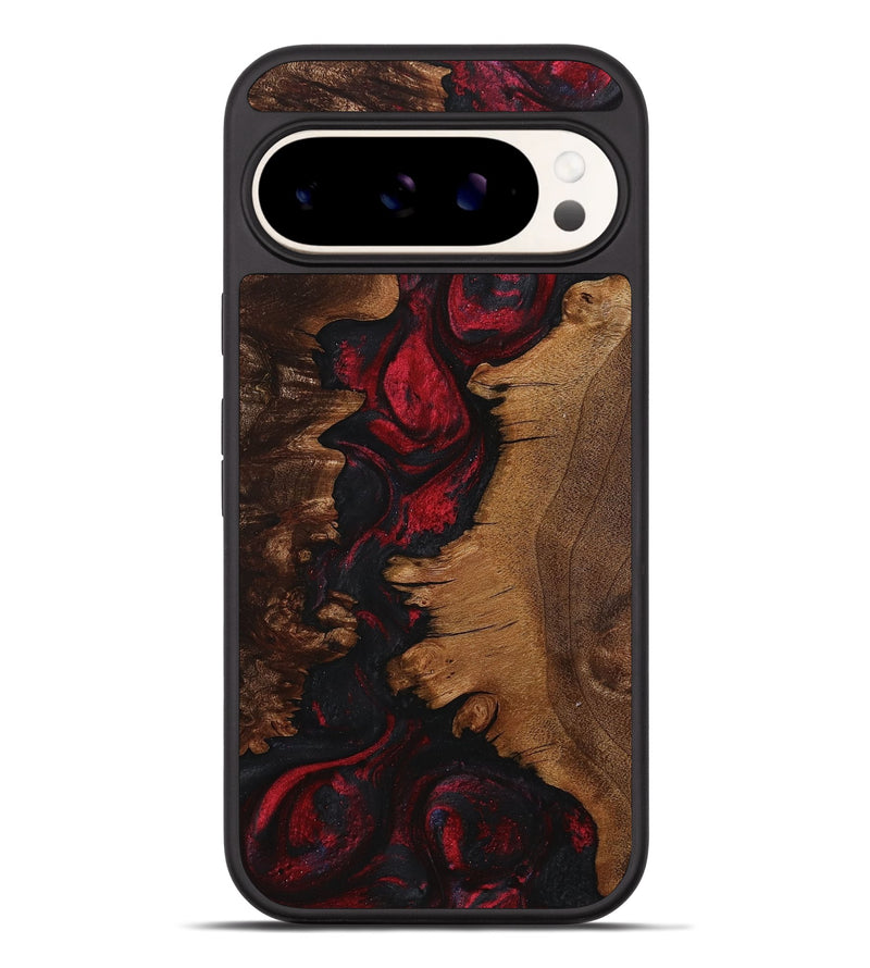 Pixel 9 Pro XL Wood+Resin Phone Case - Gina (Red, 716531)