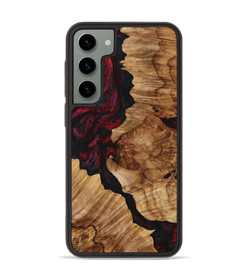 Galaxy S23 Plus Wood+Resin Phone Case - Zara (Red, 716543)