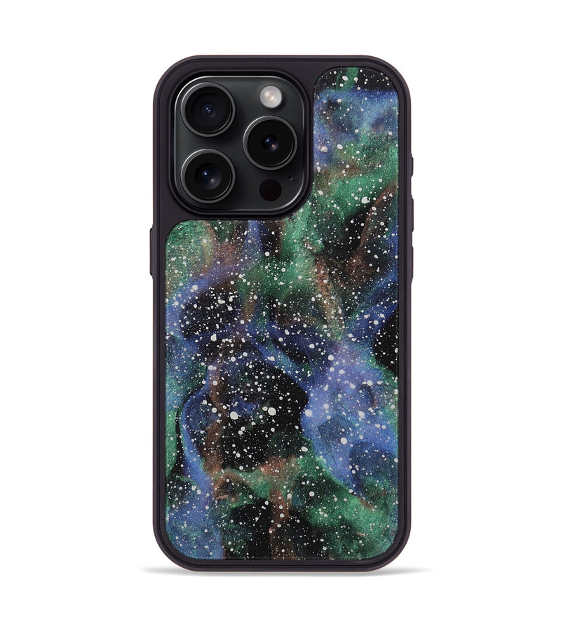 iPhone 15 Pro Wood+Resin Phone Case - Olivia (Cosmos, 716660)
