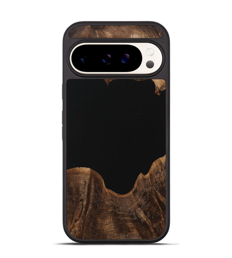 Pixel 9 Wood+Resin Phone Case - Dexter (Pure Black, 716685)