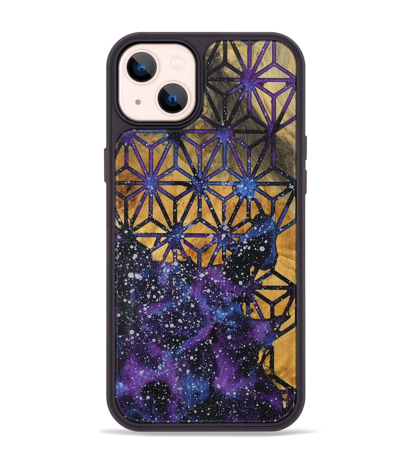 iPhone 14 Plus Wood+Resin Phone Case - Nikki (Cosmos, 716691)