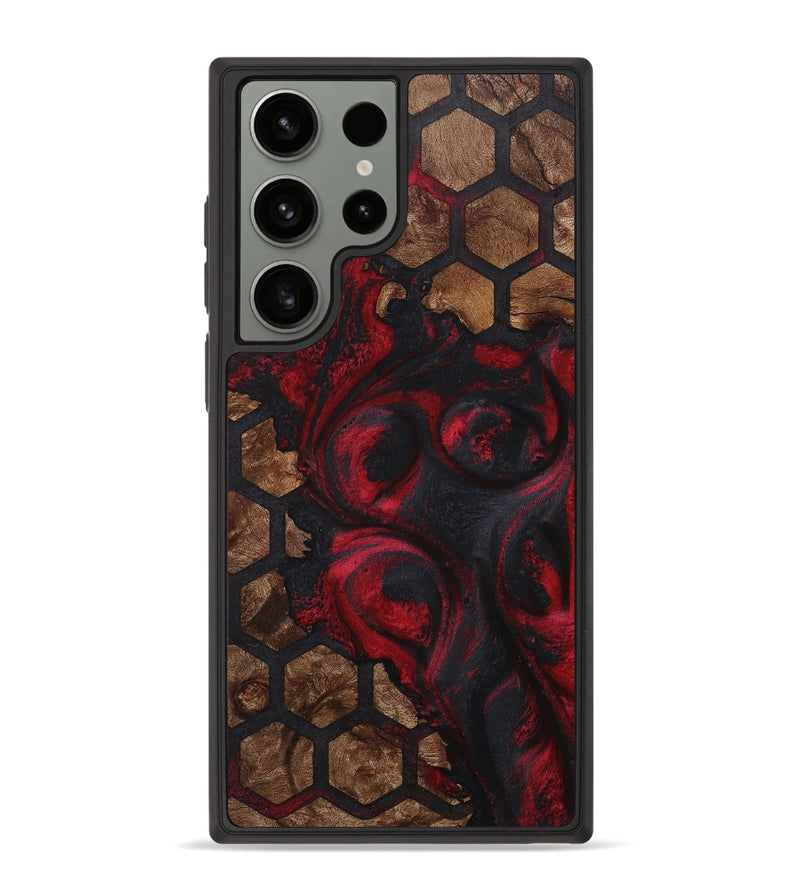Galaxy S23 Ultra Wood+Resin Phone Case - Jazlyn (Pattern, 716731)