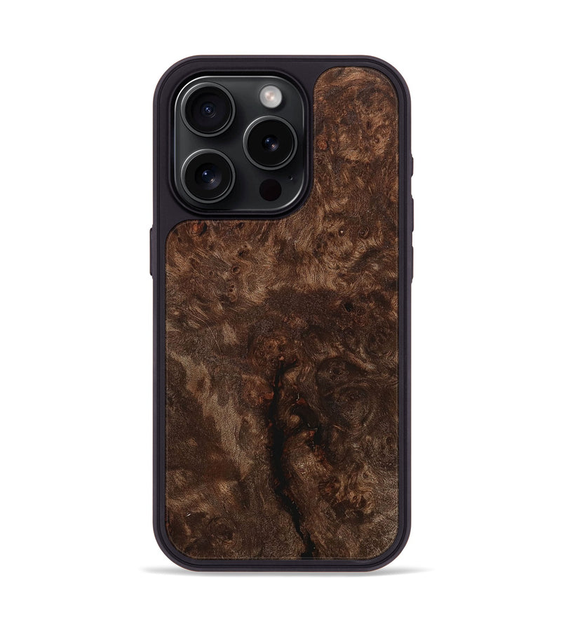 iPhone 15 Pro Wood+Resin Phone Case - Cora (Wood Burl, 716778)