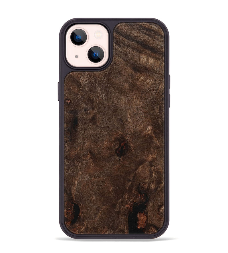 iPhone 14 Plus Wood+Resin Phone Case - Emmett (Wood Burl, 716780)
