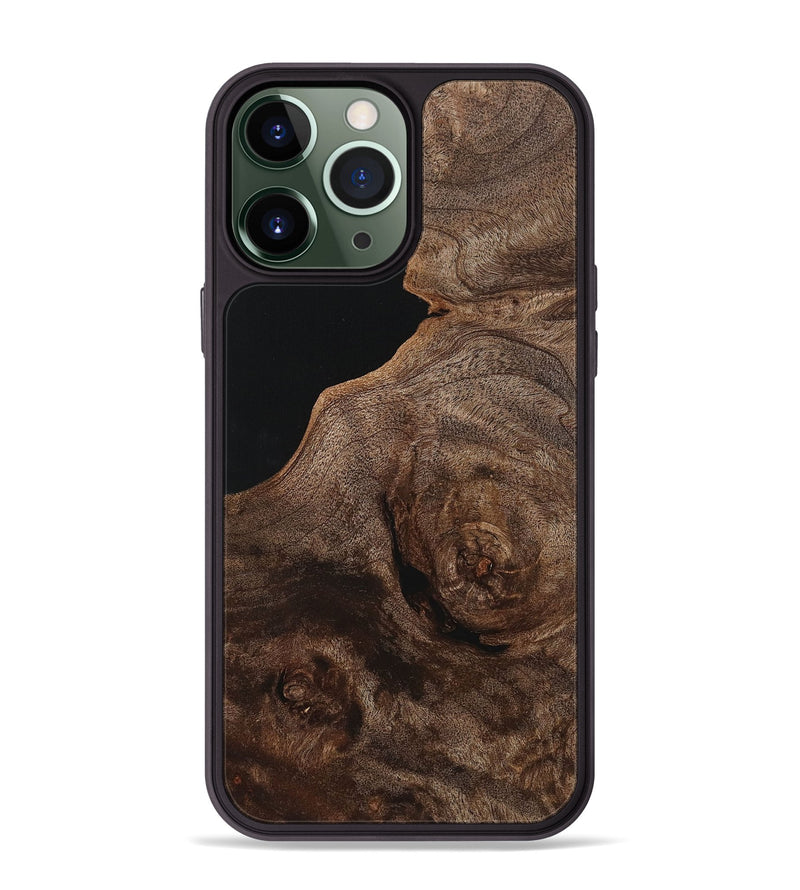 iPhone 13 Pro Max Wood+Resin Phone Case - Devin (Wood Burl, 716783)