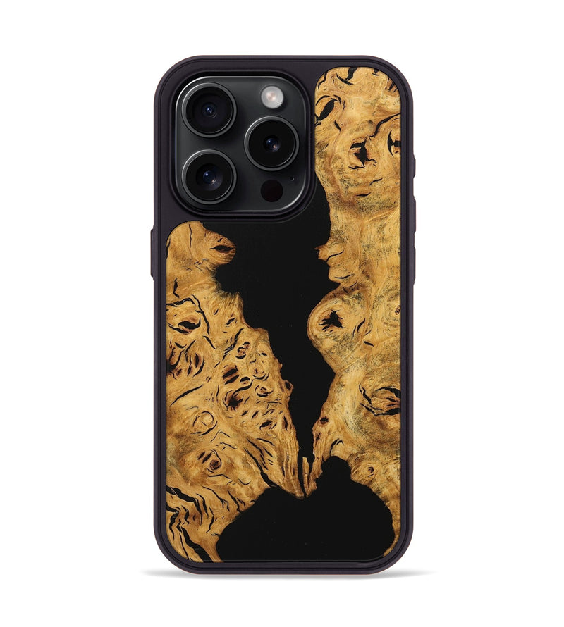 iPhone 15 Pro Wood+Resin Phone Case - Luella (Wood Burl, 716785)