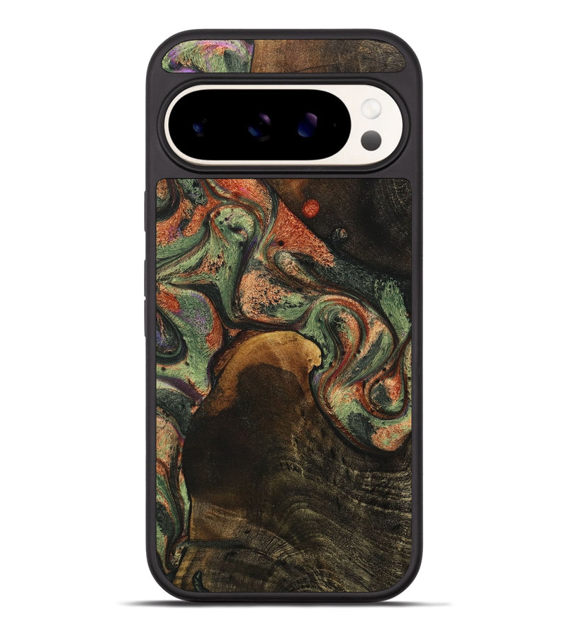 Pixel 9 Pro XL Wood+Resin Phone Case - Jace (Green, 716828)