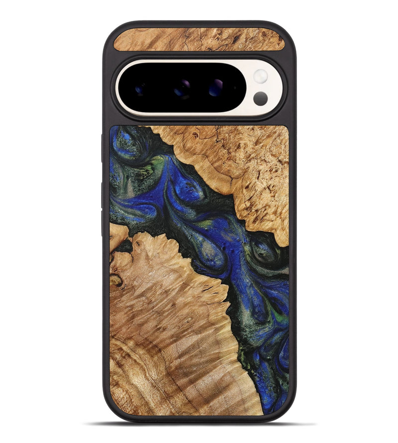 Pixel 9 Pro XL Wood+Resin Phone Case - Juanita (Green, 716842)