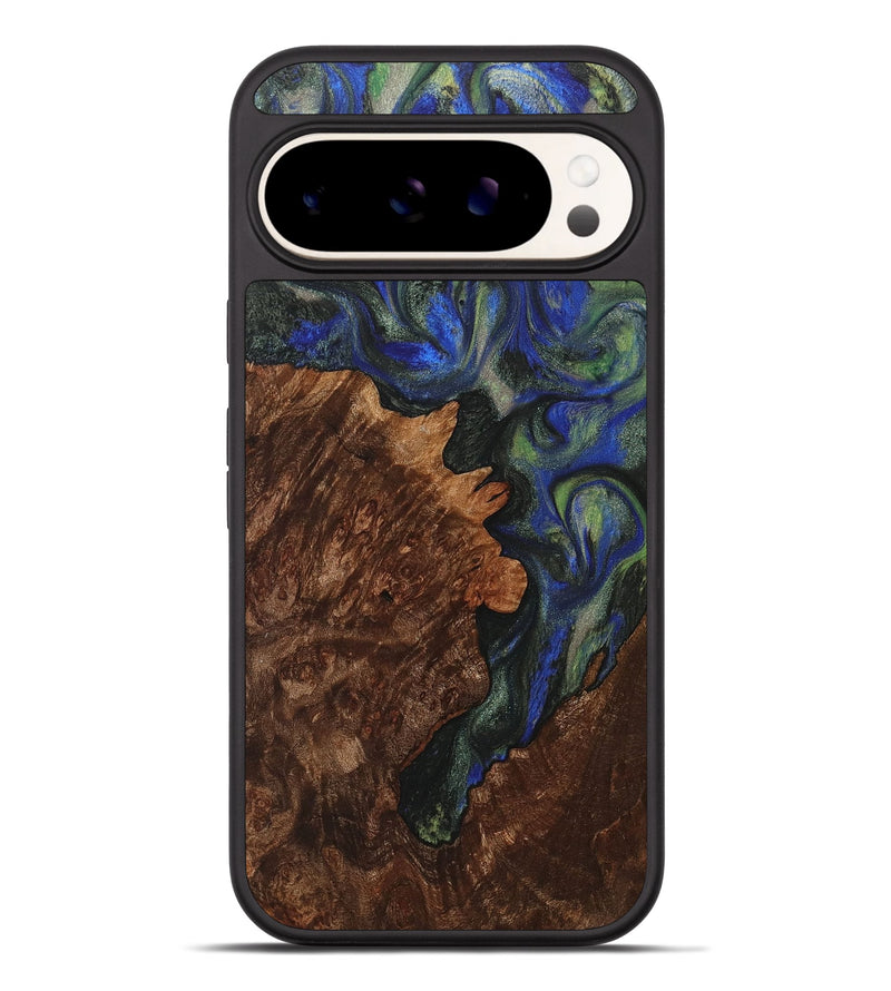 Pixel 9 Pro XL Wood+Resin Phone Case - Gage (Green, 716847)