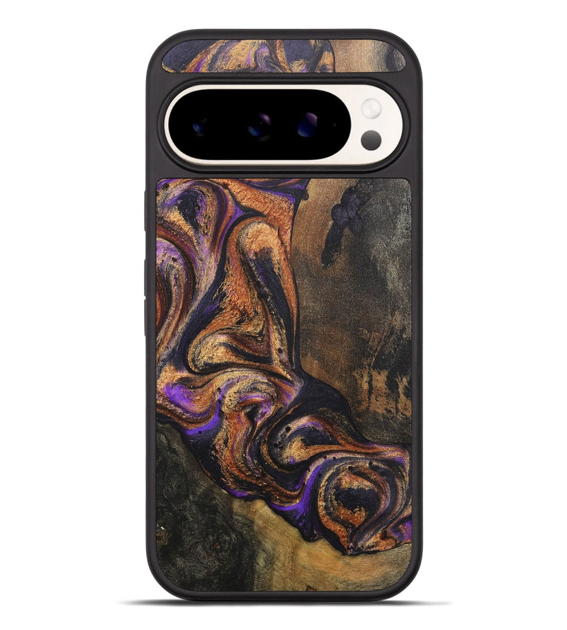 Pixel 9 Pro XL Wood+Resin Phone Case - Timothy (Purple, 716949)
