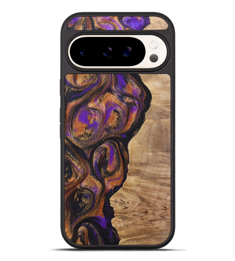 Pixel 9 Pro XL Wood+Resin Phone Case - Roosevelt (Purple, 716952)