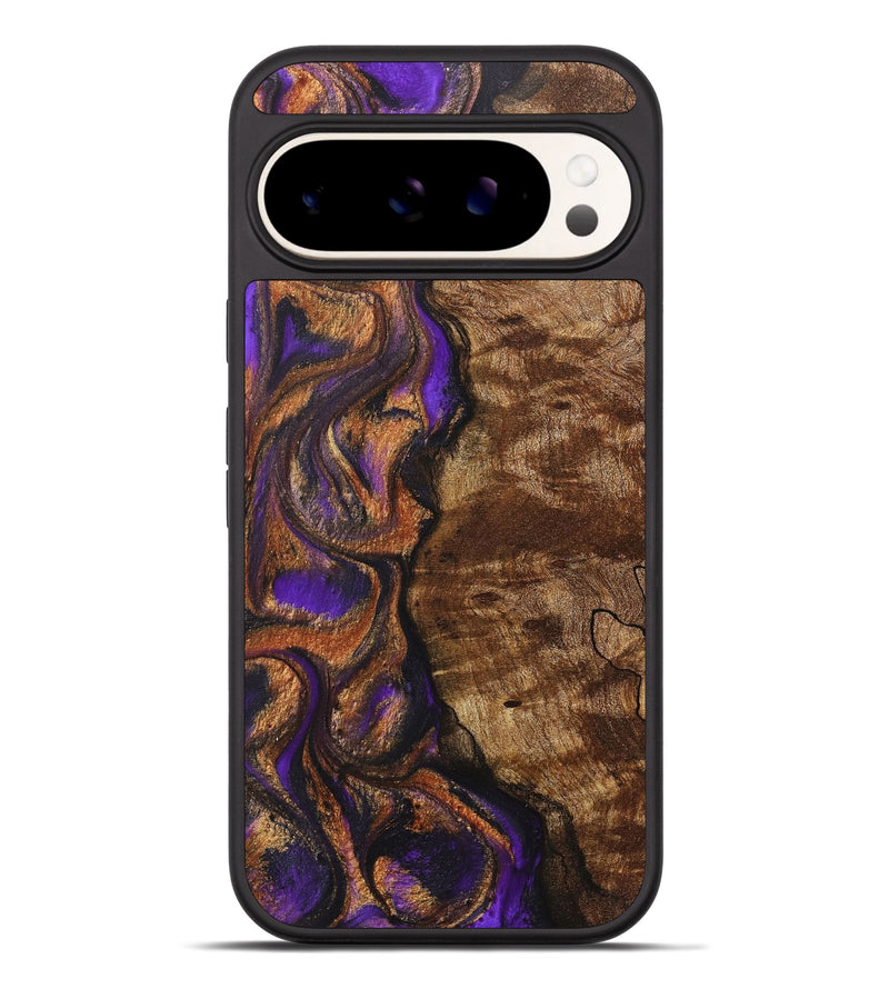 Pixel 9 Pro XL Wood+Resin Phone Case - Liam (Purple, 716958)