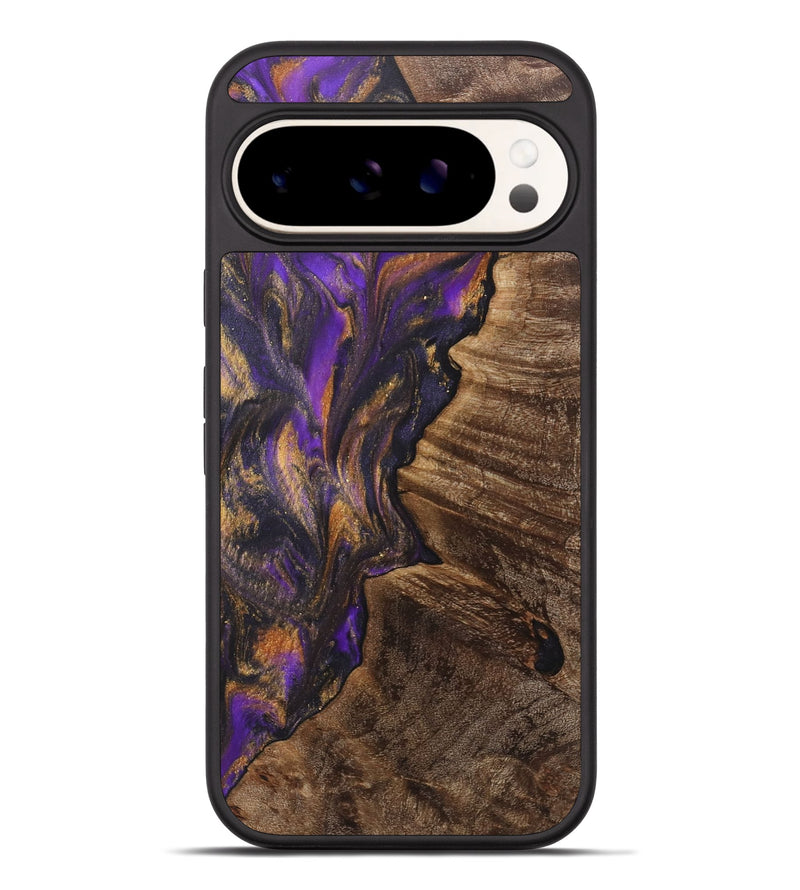 Pixel 9 Pro XL Wood+Resin Phone Case - Leanne (Purple, 716960)