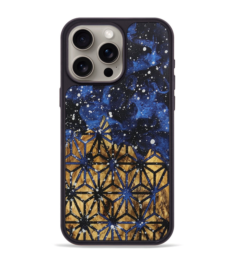 iPhone 15 Pro Max Wood+Resin Phone Case - Wilfred (Cosmos, 716967)