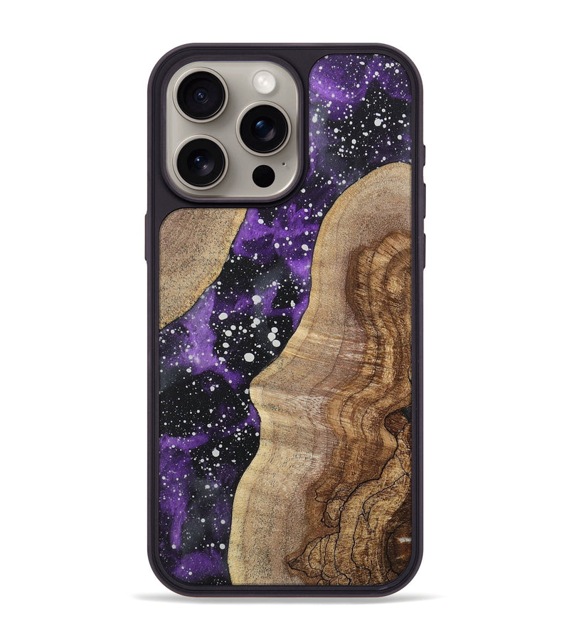 iPhone 15 Pro Max Wood+Resin Phone Case - Braxton (Cosmos, 716973)