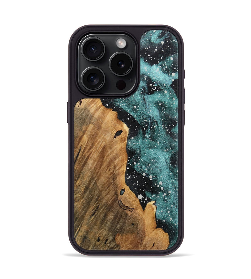 iPhone 15 Pro Wood+Resin Phone Case - Averie (Cosmos, 716974)
