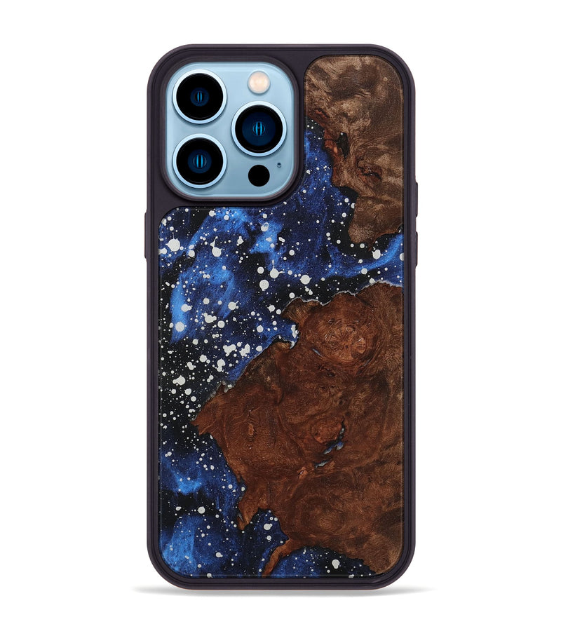 iPhone 14 Pro Max Wood+Resin Phone Case - Kamryn (Cosmos, 716979)