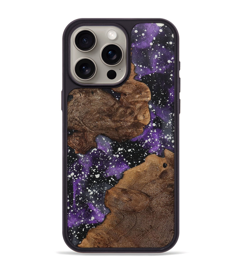 iPhone 15 Pro Max Wood+Resin Phone Case - Harvey (Cosmos, 716980)
