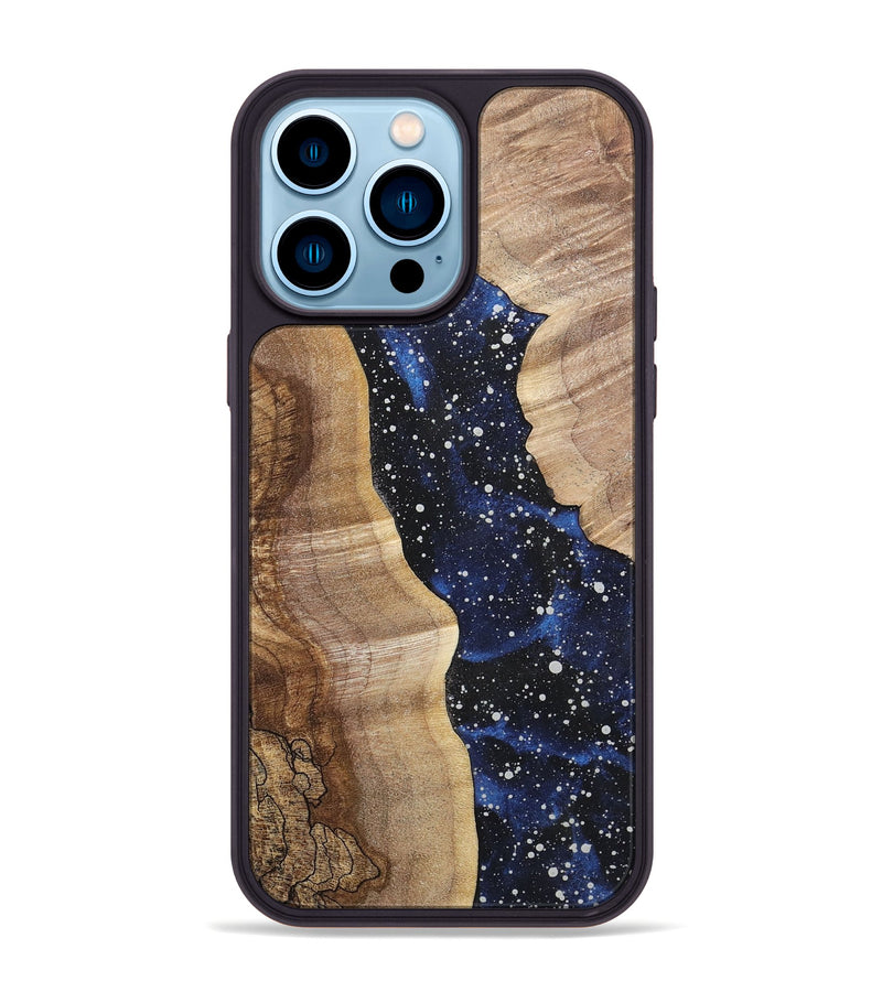 iPhone 14 Pro Max Wood+Resin Phone Case - Joseph (Cosmos, 716981)