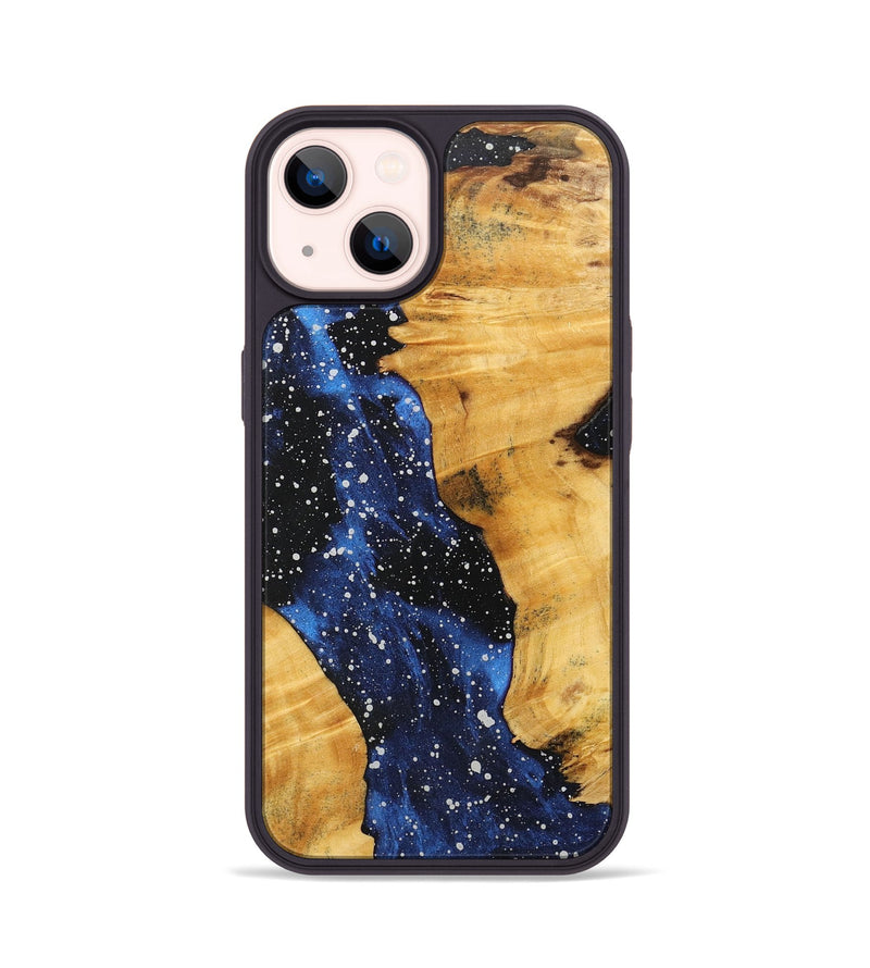 iPhone 14 Wood+Resin Phone Case - Marely (Cosmos, 716987)