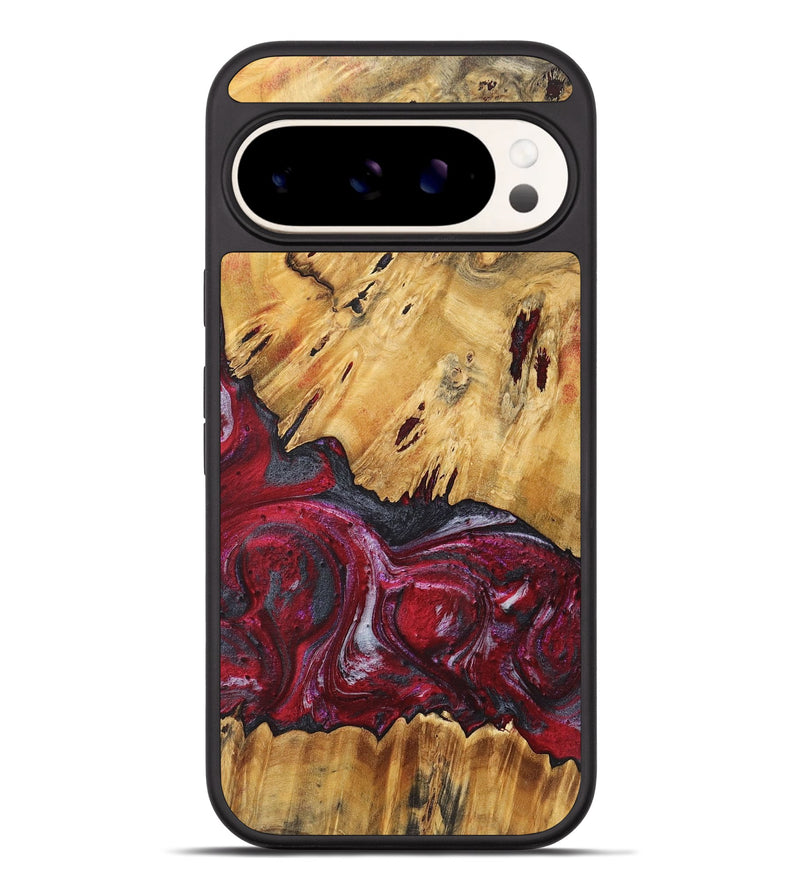 Pixel 9 Pro XL Wood+Resin Phone Case - Parker (Red, 717187)
