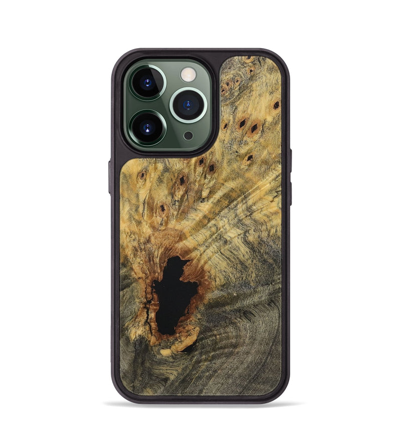 iPhone 13 Pro Wood+Resin Phone Case - Wren (Wood Burl, 717310)
