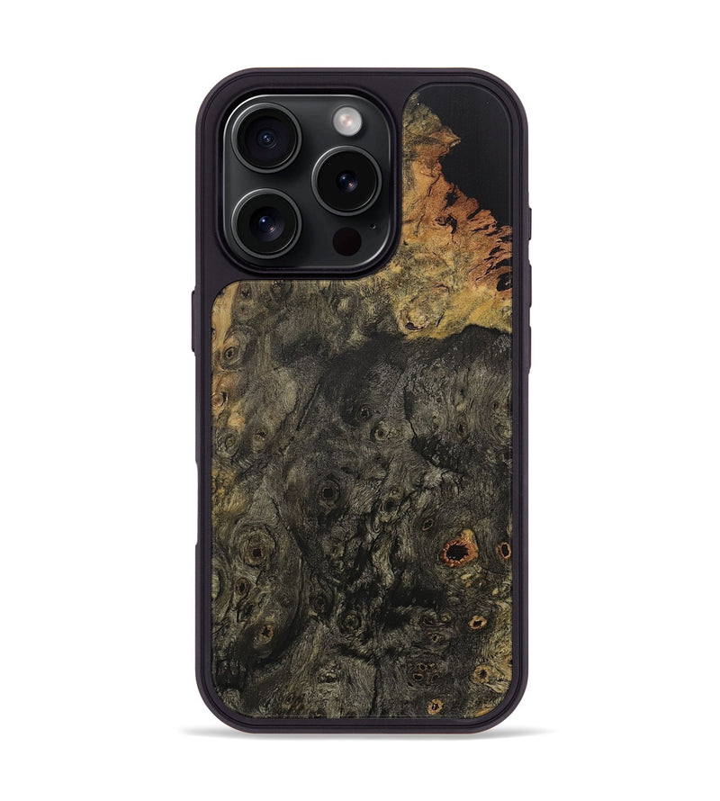 iPhone 16 Pro Wood+Resin Phone Case - Faith (Wood Burl, 717319)