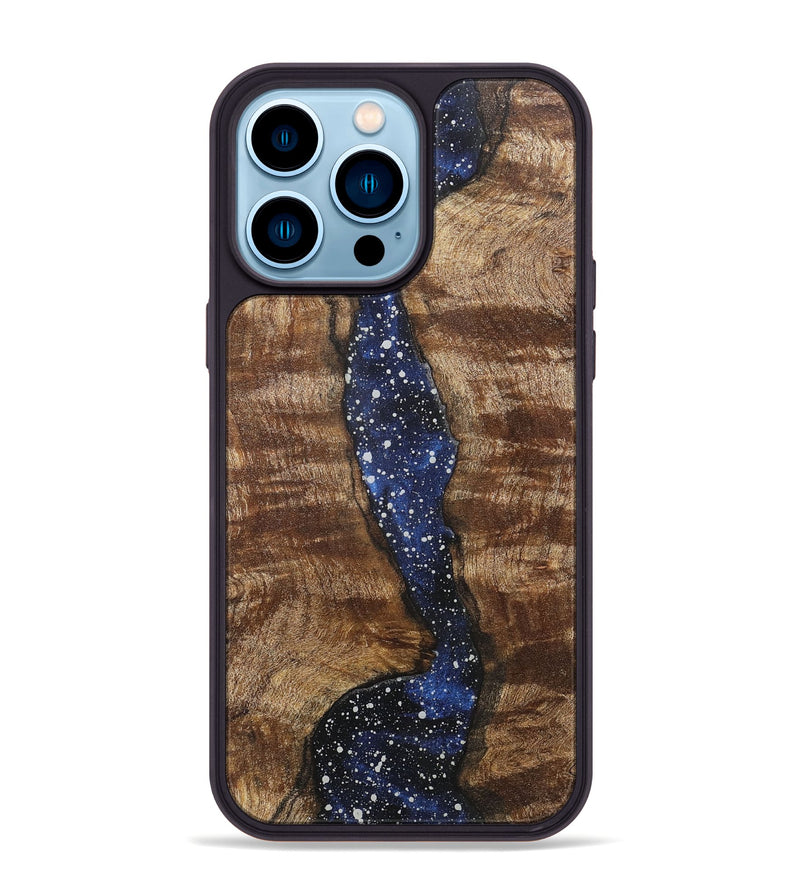 iPhone 14 Pro Max Wood+Resin Phone Case - Tate (Cosmos, 717389)