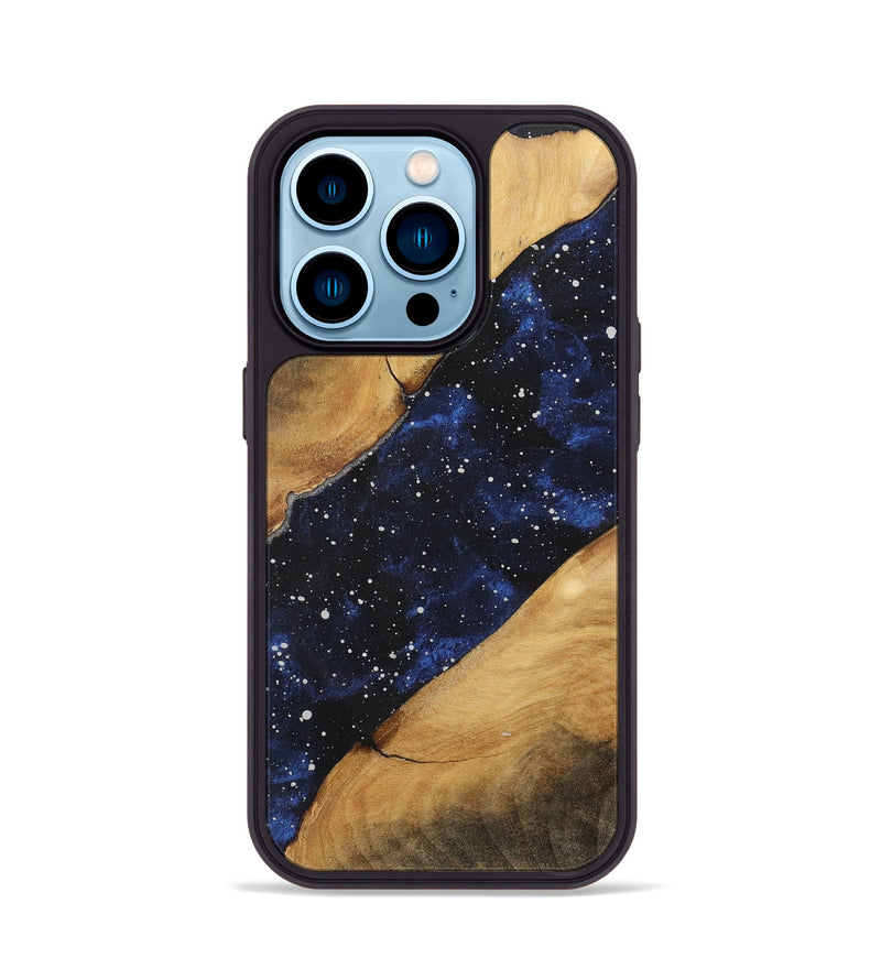 iPhone 14 Pro Wood+Resin Phone Case - Braylon (Cosmos, 717400)