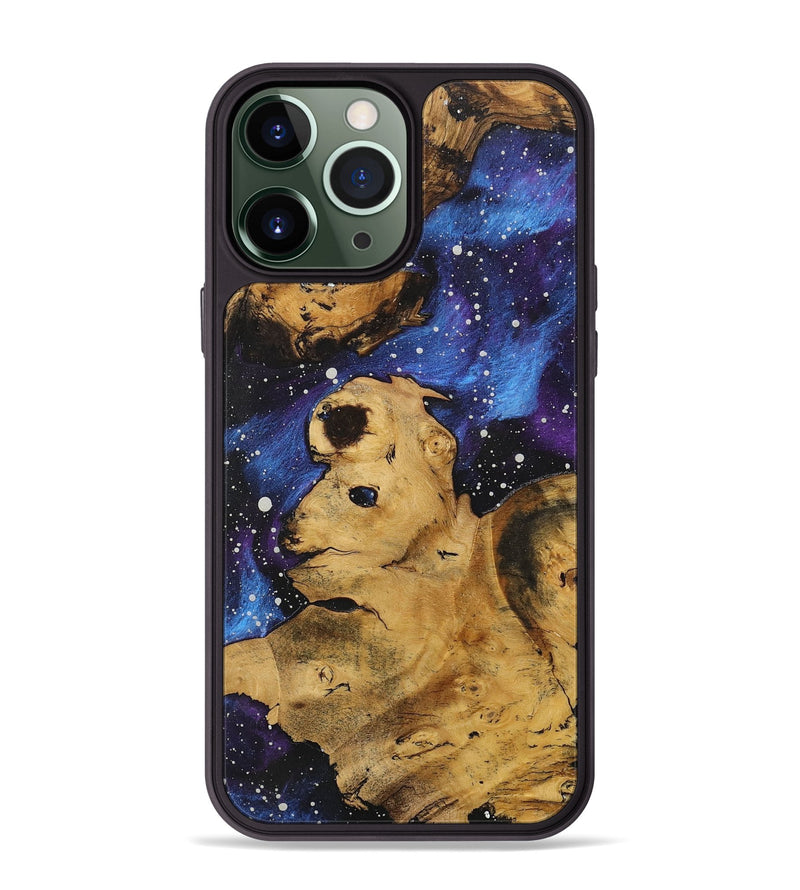 iPhone 13 Pro Max Wood+Resin Phone Case - Cyrus (Cosmos, 717402)