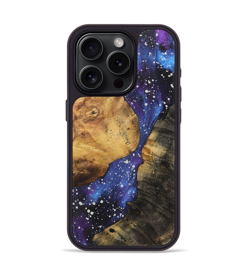 iPhone 15 Pro Wood+Resin Phone Case - Natasha (Cosmos, 717413)