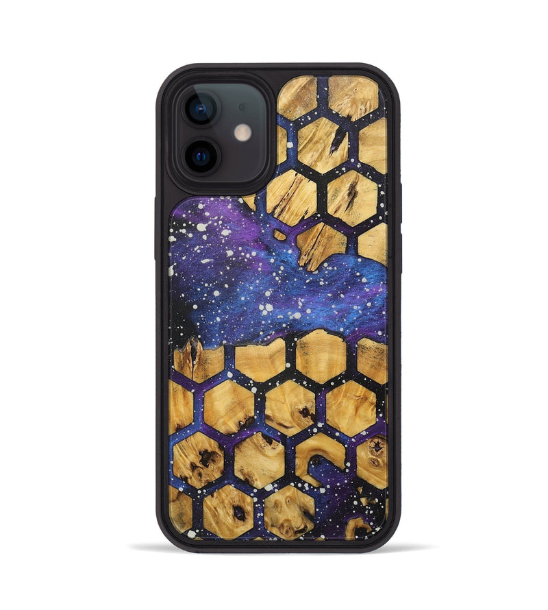 iPhone 12 Wood+Resin Phone Case - Emerson (Cosmos, 717430)