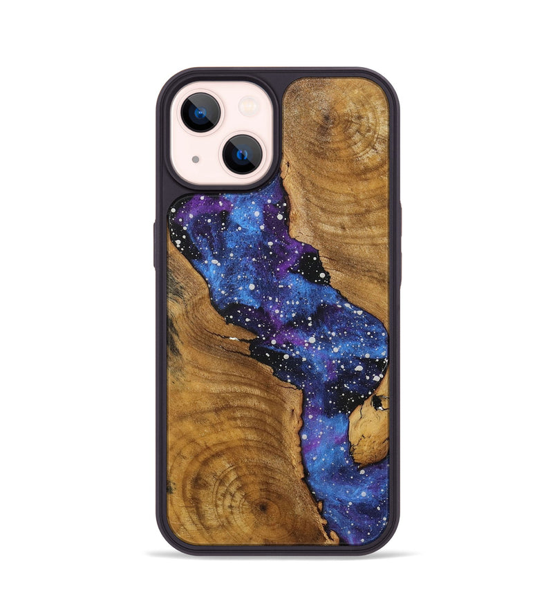 iPhone 14 Wood+Resin Phone Case - Jeanette (Cosmos, 717432)